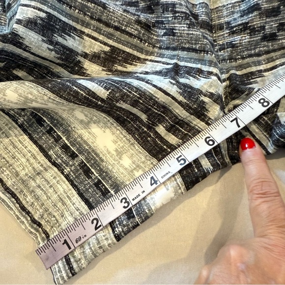 River Trail Shirts Stylish Gray Patterned Men's Lined Swim Trunks Size L - Picture 8 of 12